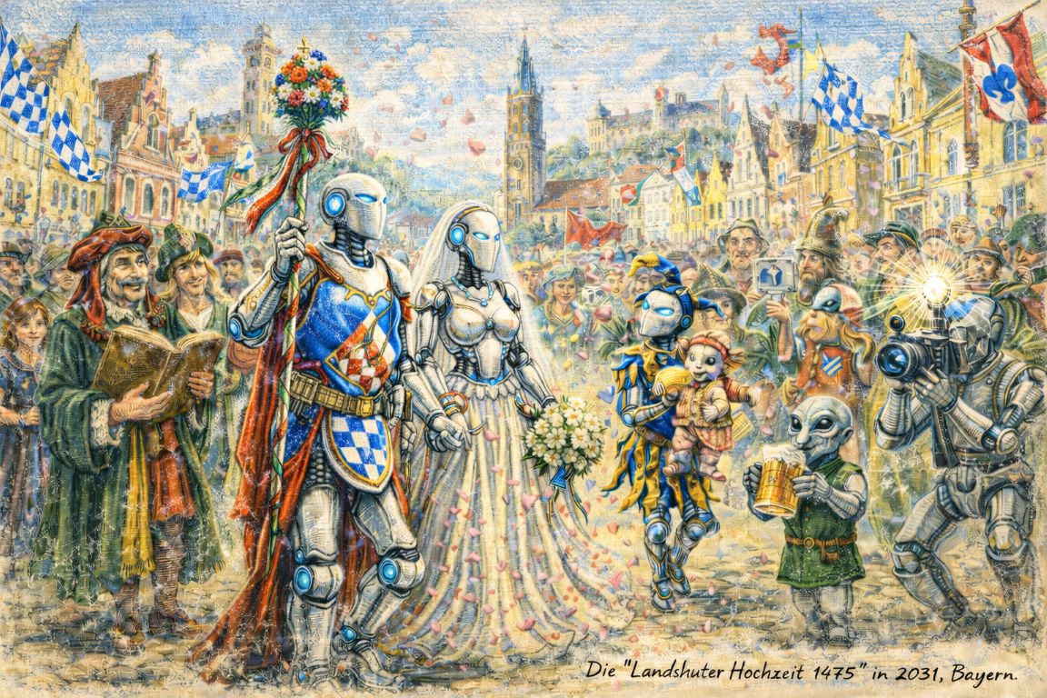 Zukunfts-Hochzeit in Landshut 2031