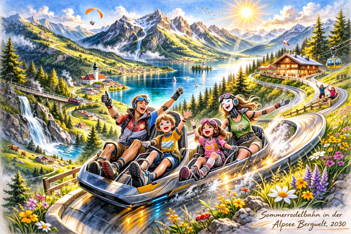 Sommerrodelbahn in der Alpsee