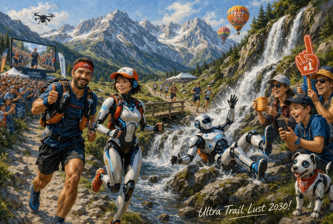 Ultratrail durch die Bergen mit künstlicher Intelligenz in 2030